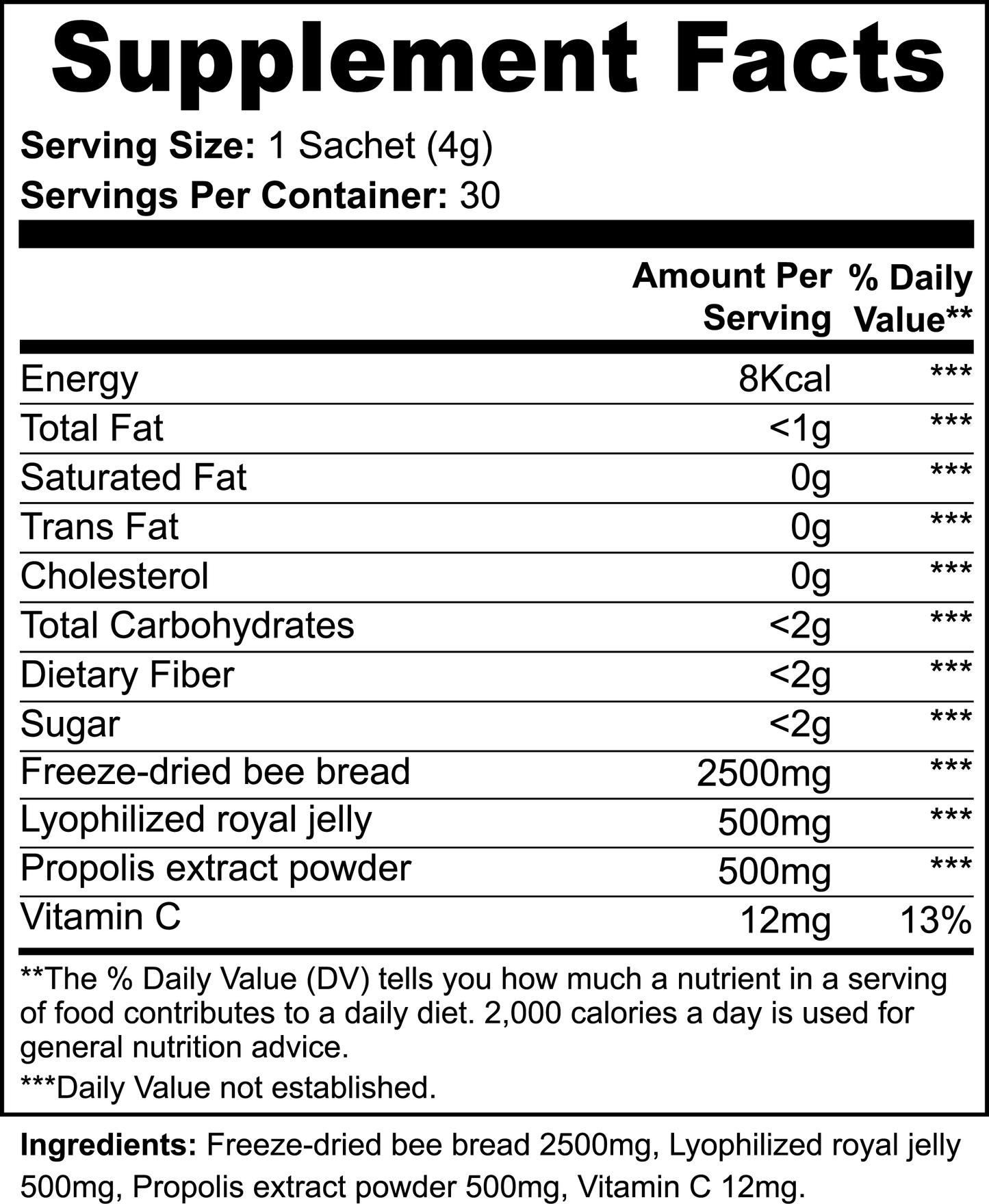 Bee Vitality Powder